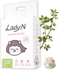 Lady N Classic Pellet Yosemite Scented Clumping Tofu Cat Litter, 9-lb bag