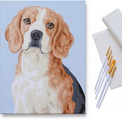Gray Duck Art Paint by Numbers Kit, 12 x 16-in, Black/Red/White, Beagle slide 1 of 5