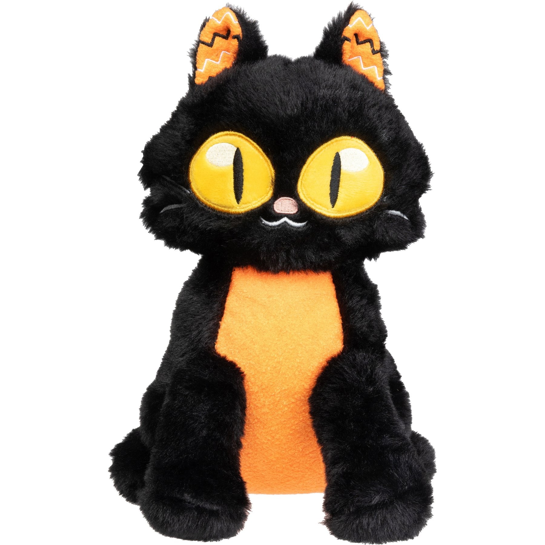 FuzzYard Purrsephone Squeaky Dog Plush Toy, Black
