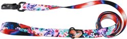 Sublime Floral Jelly Dog Leash, Medium/Large: 6-ft long, 1-in wide