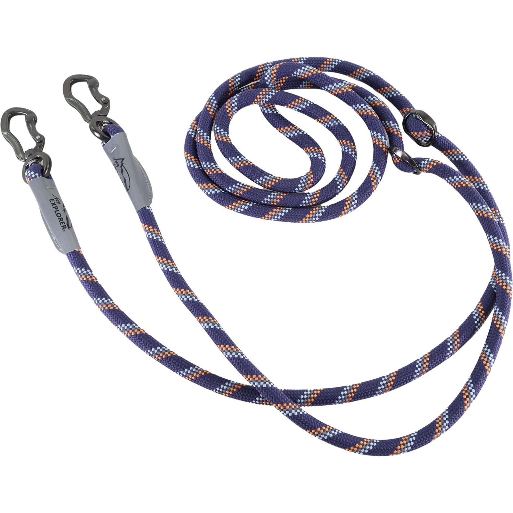 K9 Explorer Trek Napa Multi-Function Rope Leash, 8-ft long, 1-in wide