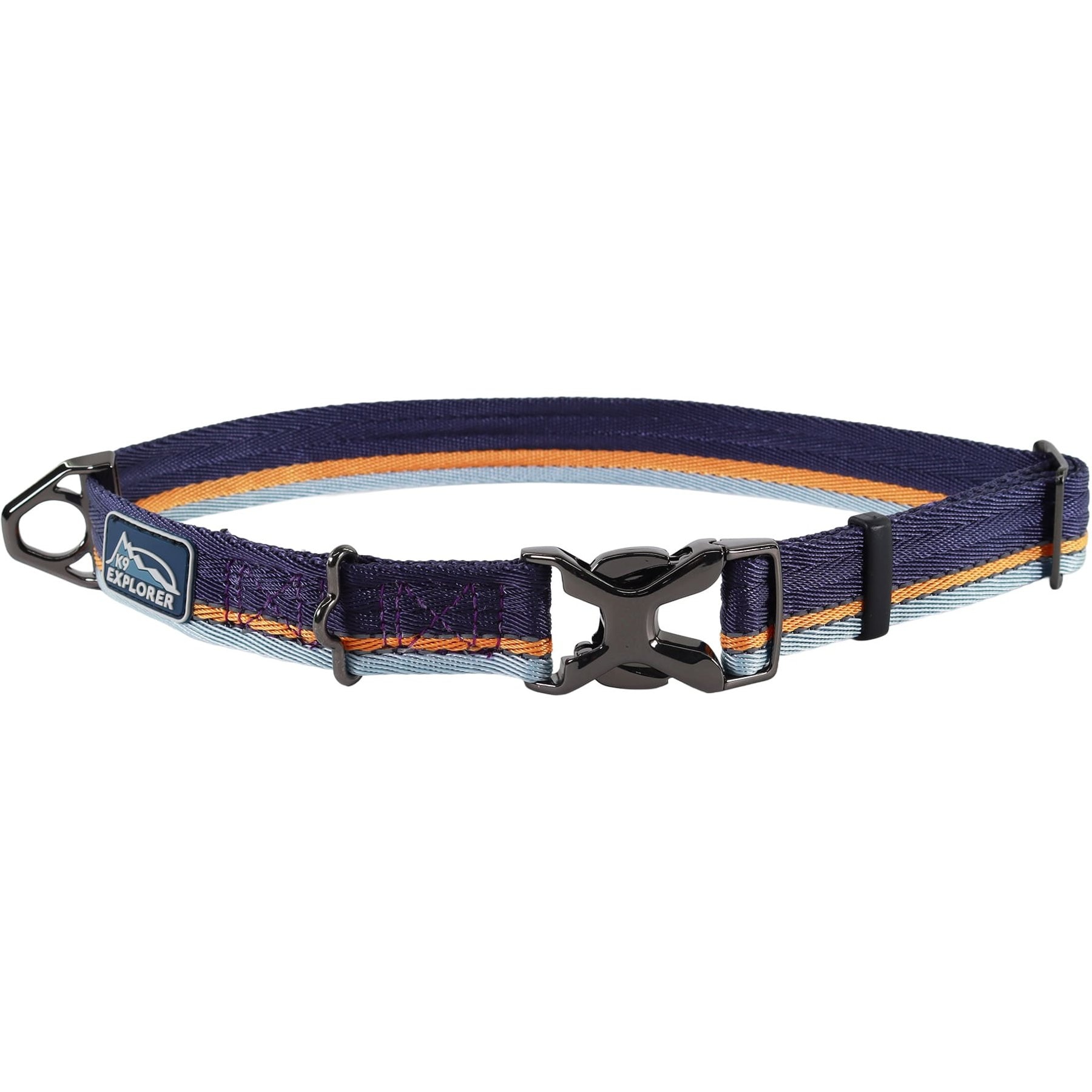 K9 Explorer Trek Napa Adjustable Dog Collar, Large: 18 to 26-in neck, 1-in wide