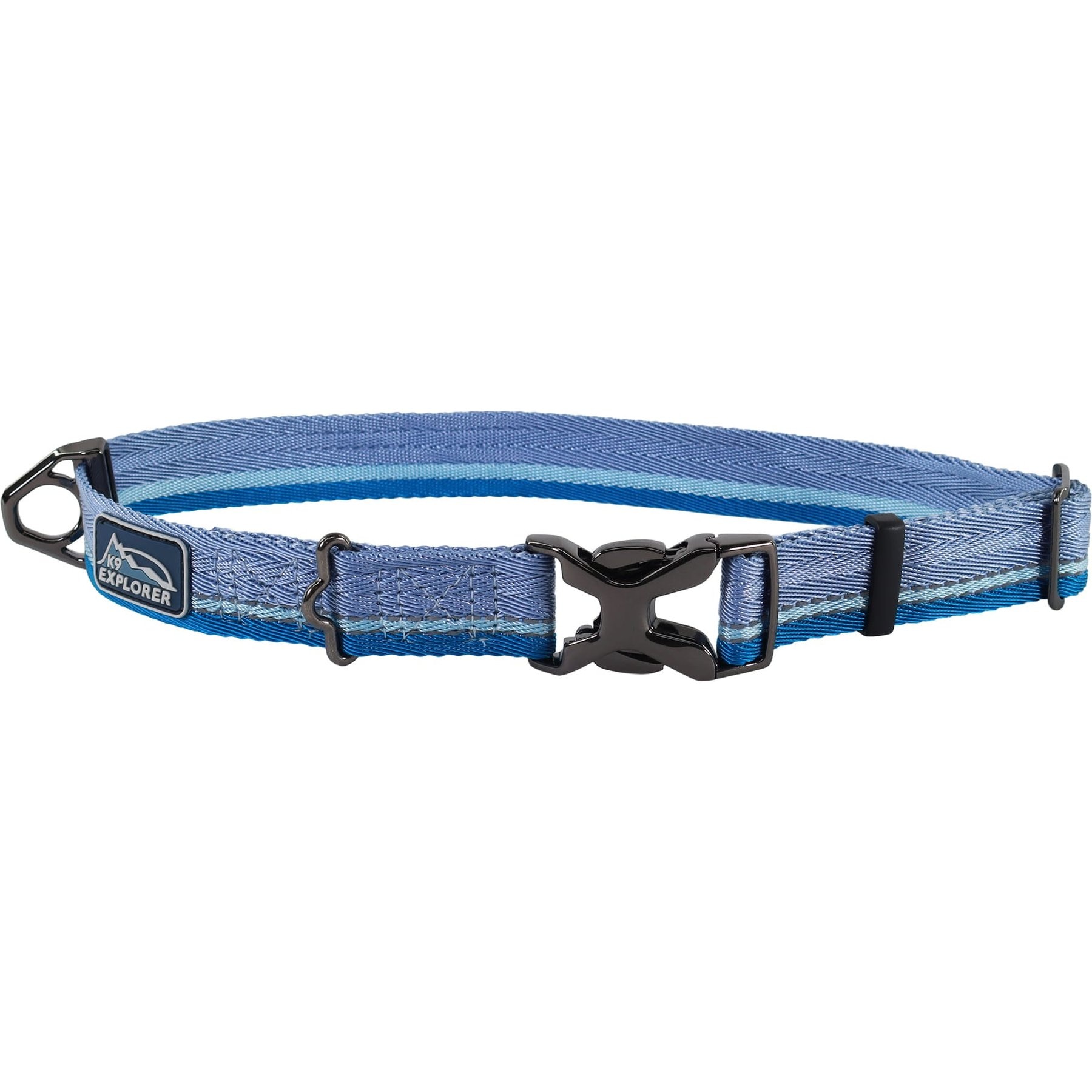 K9 Explorer Trek Glacier Adjustable Dog Collar, Small: 8 to 12-in neck, 5/8-in wide