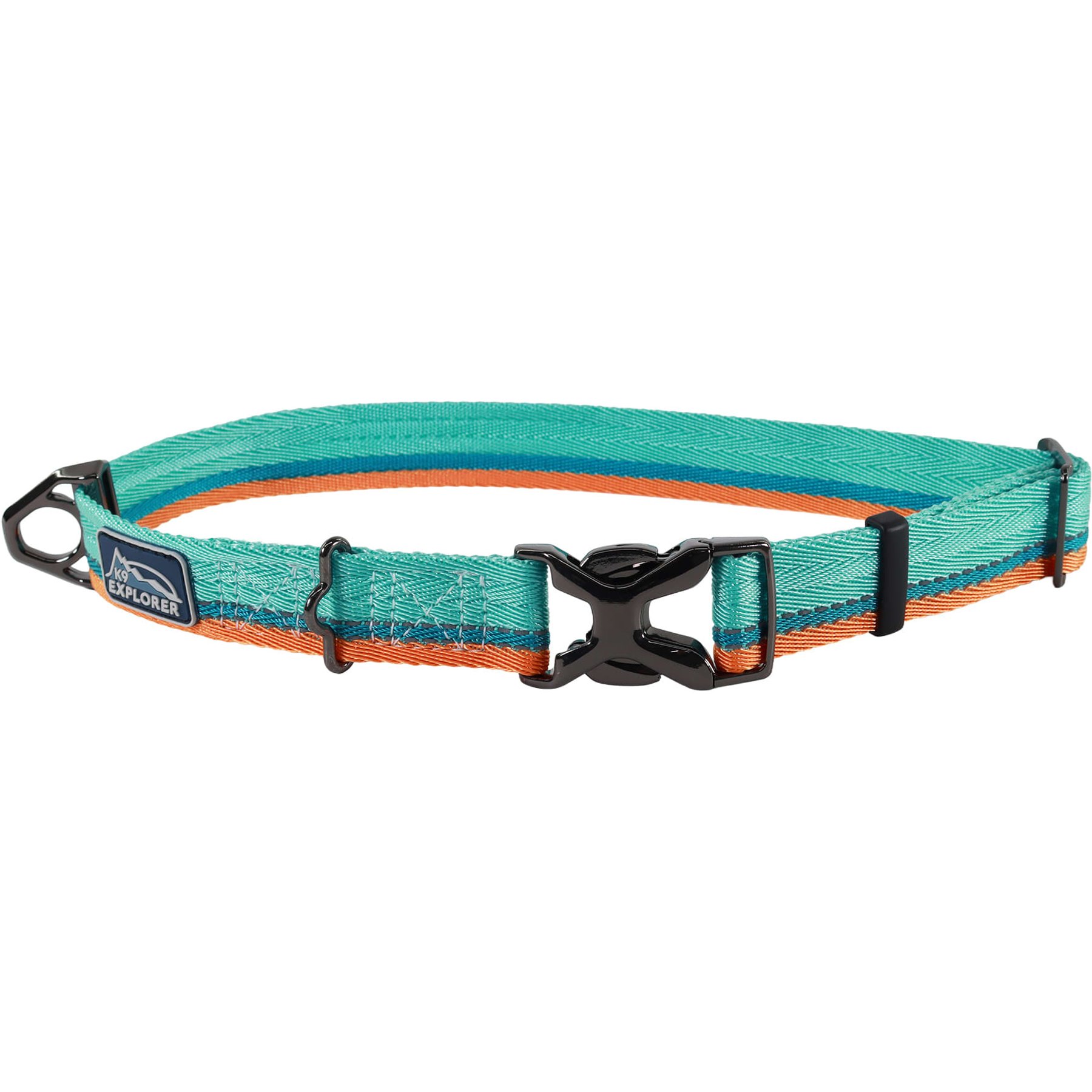 K9 Explorer Trek Everglades Adjustable Dog Collar, Small: 8 to 12-in neck, 5/8-in wide