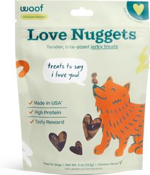Woof Love Nuggets Chicken Flavor Soft & Chewy Dog Treats, 5-oz bag