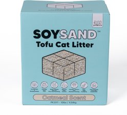 Petkinns SOYSAND Tofu Scented Clumping Cat Litter, 10-lb box