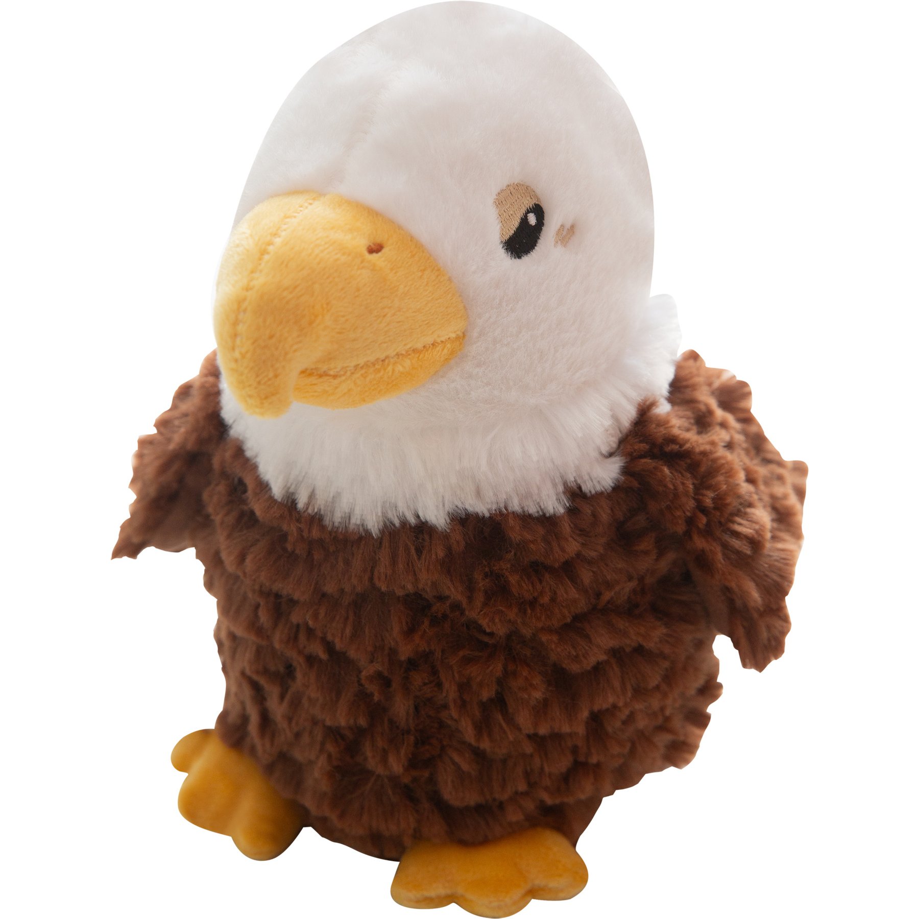 Snugarooz Evan the Eagle Squeaky Plush Dog Toy, Brown