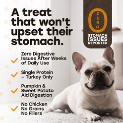 Pup Choice Turkey Day Treats with Sweet Potato, Pumpkin & Cranberry Freeze-Dried Raw Treats for Training & Topping, 5.5-oz bag, 300 count slide 2 of 9