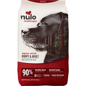 Nulo Challenger Puppy & Adult Alpine Ranch Beef, Lamb & Pork Dry Dog Food, 11-lb bag