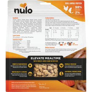 Nulo FreeStyle Chicken & Salmon Recipe Freeze-Dried Raw Cat Food, 16-oz bag