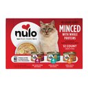 Nulo Chicken, Tuna & Pumpkin with Whole Meat Variety Pack Minced Wet Cat Food, 2.8-oz can, case of 12