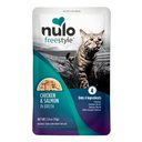 Nulo FreeStyle Chicken & Salmon in Broth Cat Food Topper, 2.8-oz, case of 24