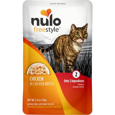 Nulo Nulo FreeStyle Chicken in Broth Cat Food Topper, 2.8-oz, case of 24