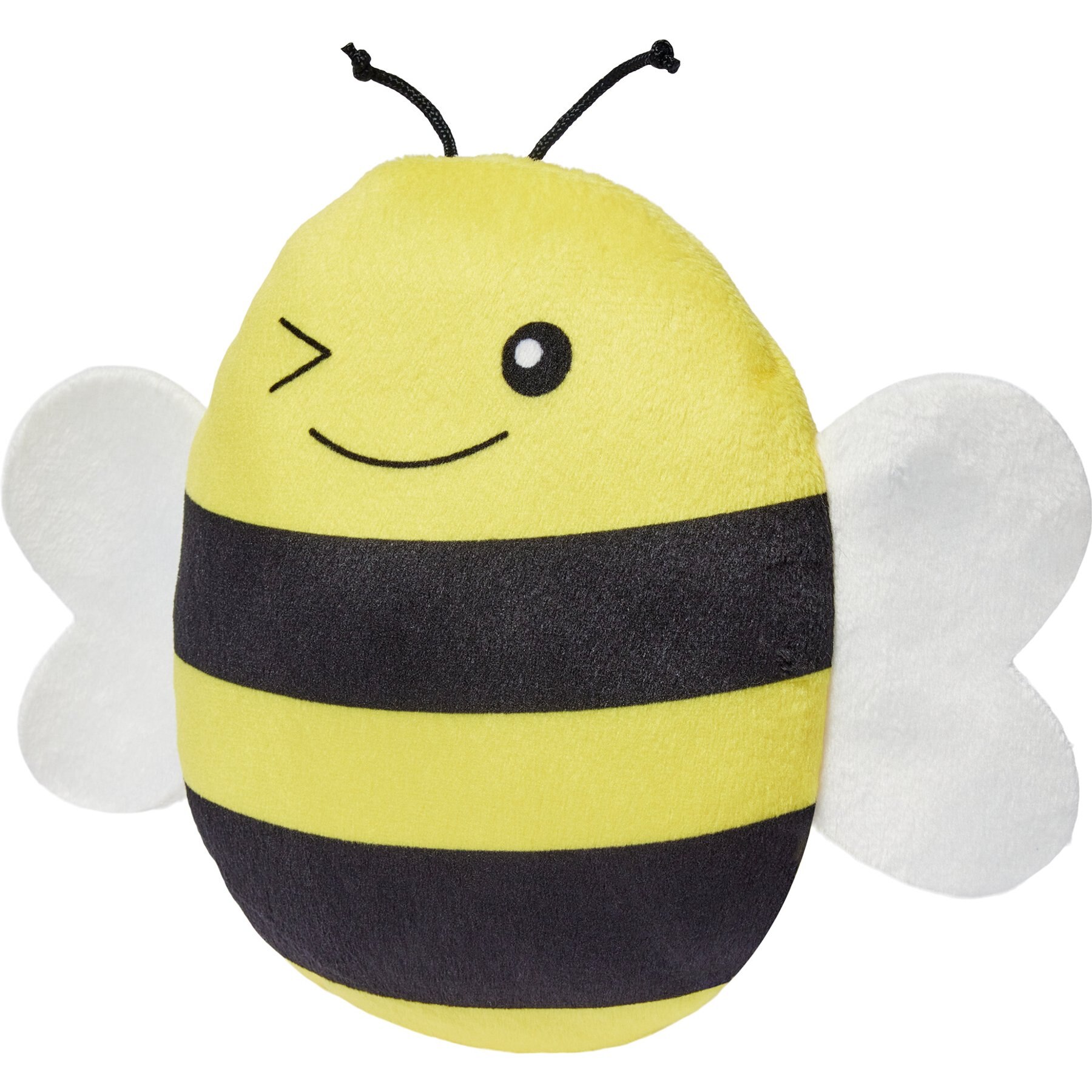Frisco Bee Plush Squeaky Dog Toy, Medium/Large