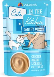 Weruva Cats in the Kitchen Pantry Pours Chicken Bisque Wet Cat Food Topper, 1.4-oz pouch, case of 12