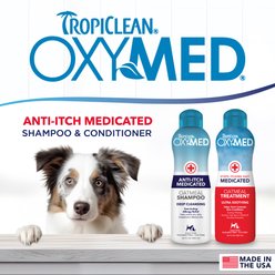 TropiClean Oxymed Medicated Dog & Cat Shampoo & Conditioner Set slide 2 of 8