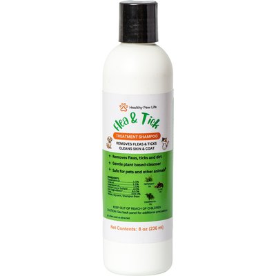 Healthy Paw Life Healthy Paw Life Plant Based Natural Essential Oils Flea & Tick Shampoo for Dogs & Cats, 8-fl oz bottle