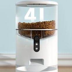 Happy & Polly WiFi Smart Automatic Scheduled Feeder for Dogs & Cats with Portion Control, White slide 2 of 9
