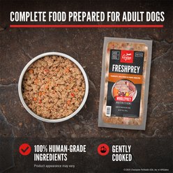 ORIJEN FRESHPREY Turkey, Salmon & Pork Recipe Grain-Free Frozen Dog Food, 16-oz pouch, case of 7 slide 2 of 9
