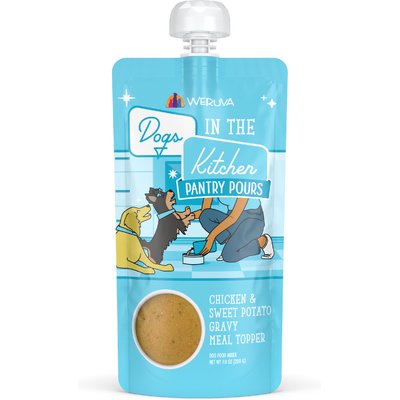 Weruva Weruva Dogs in the Kitchen Pantry Pours Chicken & Sweet Potato Gravy Wet Dog Food Topper, 7-oz pouch, case of 6