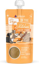 Weruva Dogs in the Kitchen Pantry Pours Chicken & Pumpkin Gravy Wet Dog Food Topper, 7-oz pouch, case of 6
