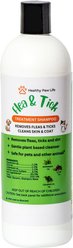 Healthy Paw Life Plant Based Natural Essential Oils Flea & Tick Shampoo for Dogs & Cats, 16-fl oz bottle