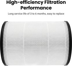 Vacqueen Smart Air Purifier Replacement Filters, 2 HEPA Filters & 6 Pre-Filter Cottons slide 2 of 8