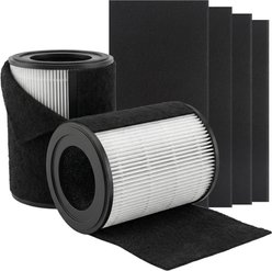 Vacqueen Smart Air Purifier Replacement Filters, 2 HEPA Filters & 6 Pre-Filter Cottons