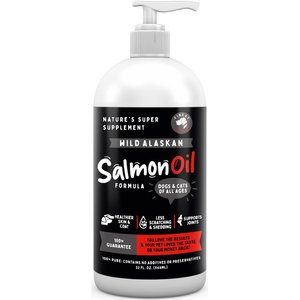 Finest for Pets Wild Alaskan Omega-3 Blend Pollock + Salmon Oil Dogs & Cats Supplement, 32-fl oz bottle