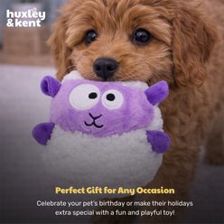 Huxley & Kent Tiny Tuff Lady Baba Squeaky Plush Dog Toy, Purple/White, One Size slide 2 of 8