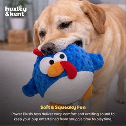 Huxley & Kent Pudgies Chicken Gordon Squeaky Plush Dog Toy, Blue, One Size slide 2 of 8