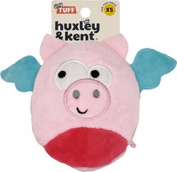 Huxley & Kent Tiny Tuff Flying Piggasus Squeaky Plush Dog Toy, Pink, One Size