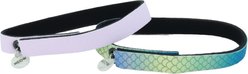 ElastaCat Coastal FlexFit Cat Collar, 0 to 12-in neck, 3/8-in wide, 2 count, Scales/Purple