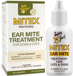 Happy Jack Itch & Ear Irritation Relief Flea Spot Treatment for Dogs & Cats, 1-fl oz bottle