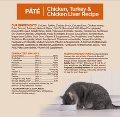 Wellness CORE Grain-Free Chicken, Turkey & Chicken Liver Pate Sampler Pack Wet Cat Food, 3-oz can, case of 4 slide 2 of 7