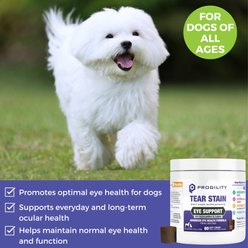 Nootie Progility Tear Stain Bacon Flavored Soft Chews Supplement for Dogs, 80 count slide 2 of 6