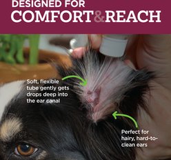 Vetality Medicated + Relief Ear Drops for Dogs & Cats, 2-fl oz bottle slide 2 of 7
