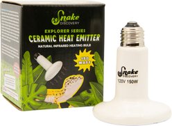Snake Discovery Ceramic Reptile Heat Emitter, 150-watt