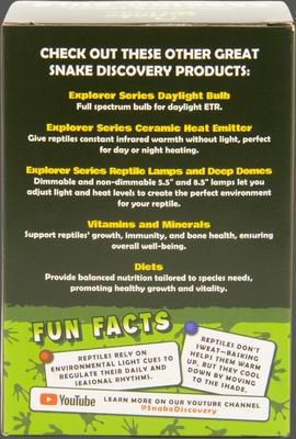 Show full view: Snake Discovery Reptile Basking Bulb, 100-watt slide 8 of 8