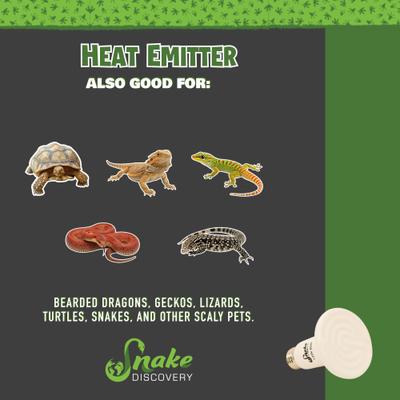 Show full view: Snake Discovery Ceramic Reptile Heat Emitter, 100-watt slide 6 of 7
