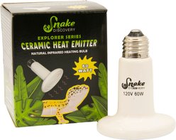 Snake Discovery Ceramic Reptile Heat Emitter, 60-watt