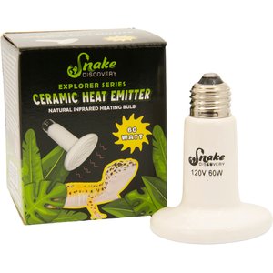Snake Discovery Ceramic Reptile Heat Emitter, 60-watt