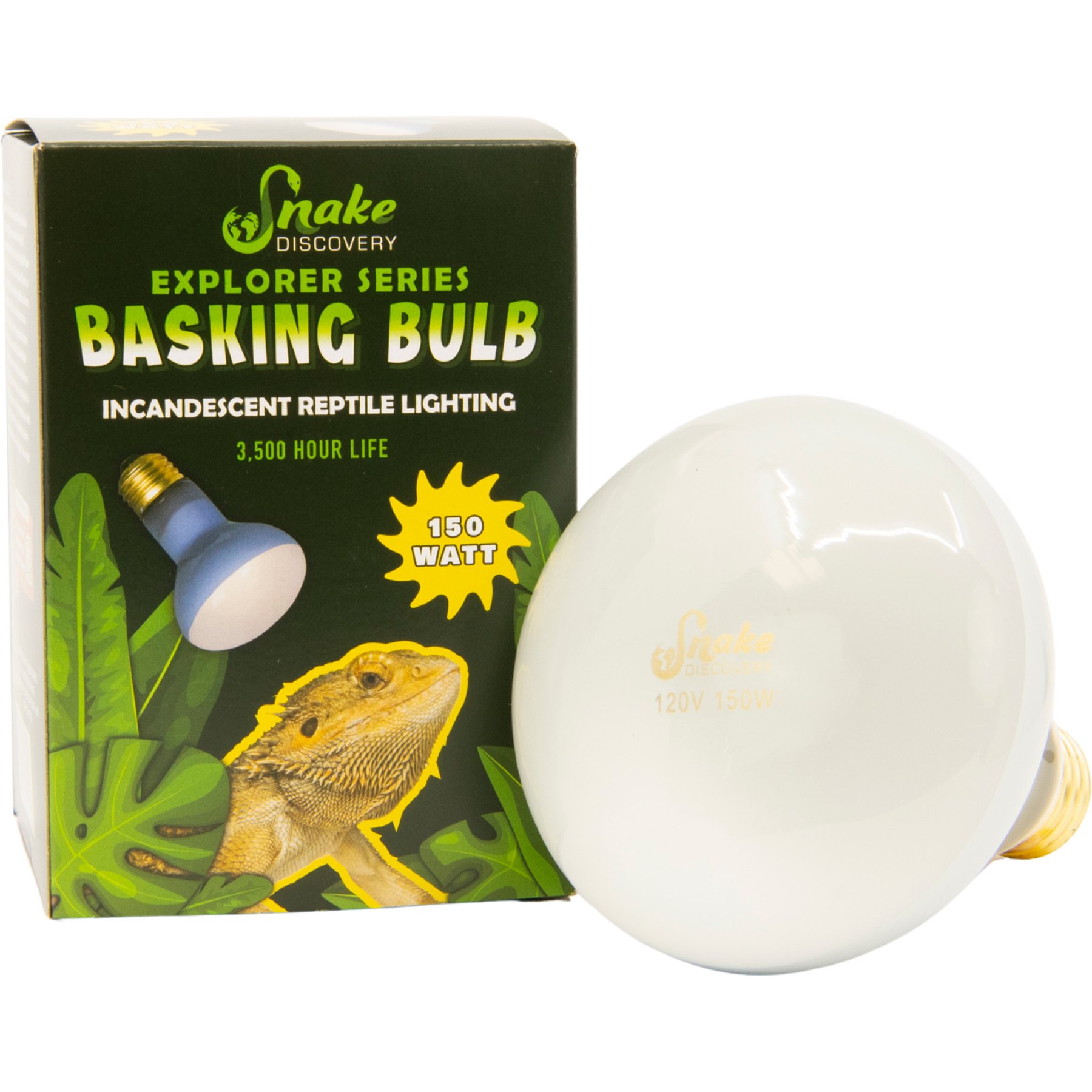 Snake Discovery Reptile Basking Bulb, 150-watt, 5 count