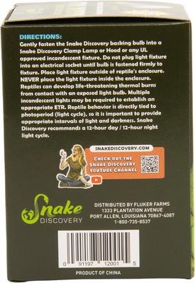 Show full view: Snake Discovery Reptile Basking Bulb, 100-watt slide 3 of 8