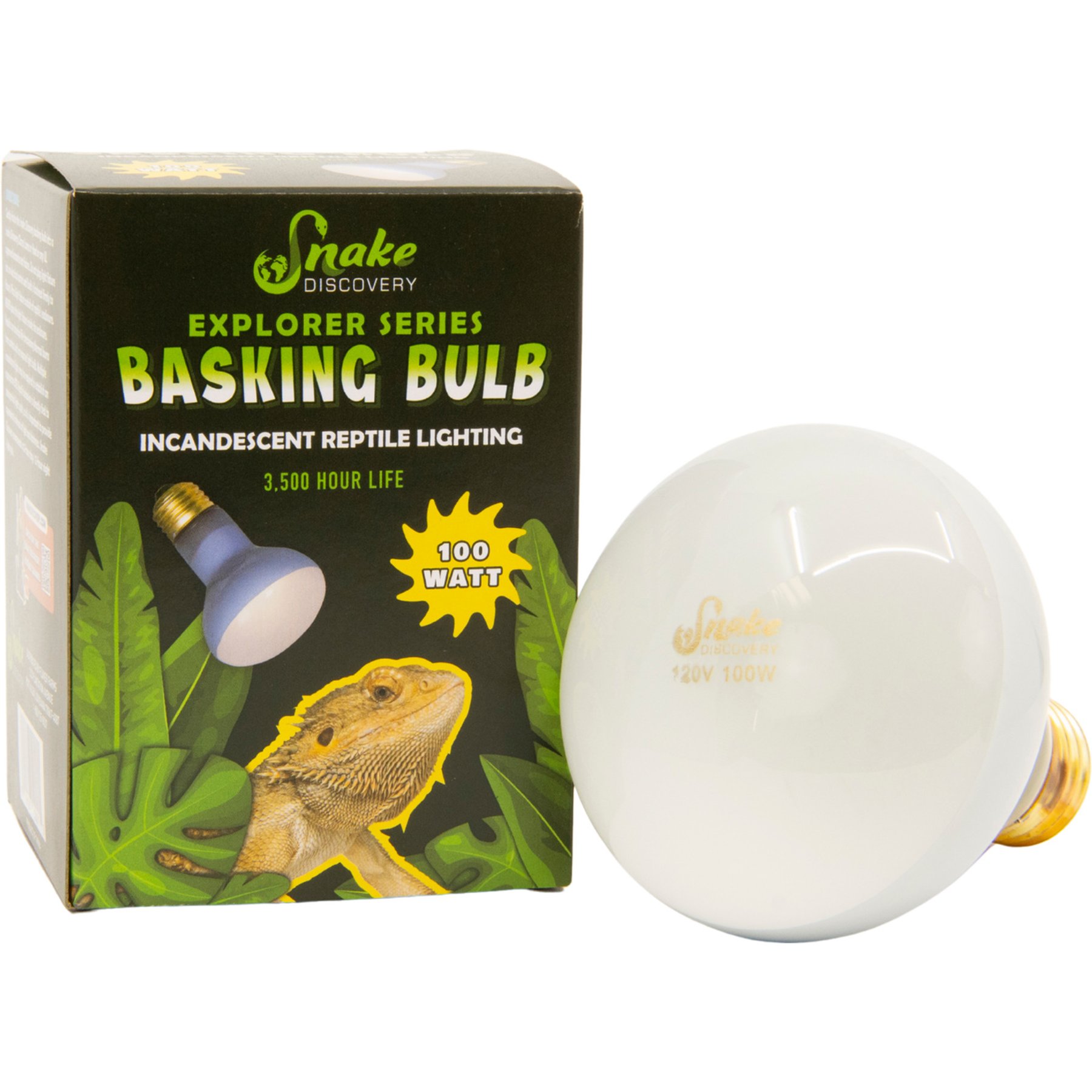 Snake Discovery Reptile Basking Bulb, 100-watt, 1 count