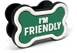 PetPYNZ Charms Double sided Dog Leash Attachment, Friendly/Paw, 1 count slide 1 of 8