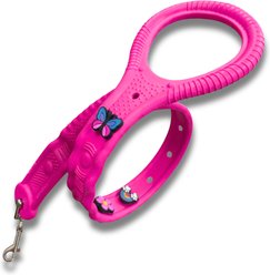 PYNZ Dog Leash, 3-ft long, 1.75-in wide, Rosie Pink