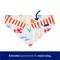 Show in main carousel: Frisco Coastal Sea Creatures & Stripe Dog & Cat Reversible Cotton Bandana, X-Large/XX-Large slide 4 of 8