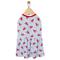 Show in main carousel: Frisco Ruffle Hem Dog & Cat Dress, Lobster Stripe, Large slide 3 of 7