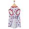 Show in main carousel: Frisco Ruffle Hem Dog & Cat Dress, Lobster Stripe, Large slide 4 of 7